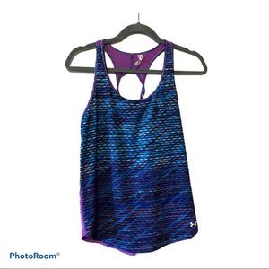 Under Armour Purple Blue Workout Activewear Tank